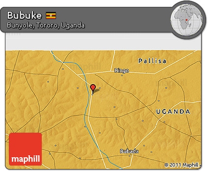 Physical 3D Map of Bubuke