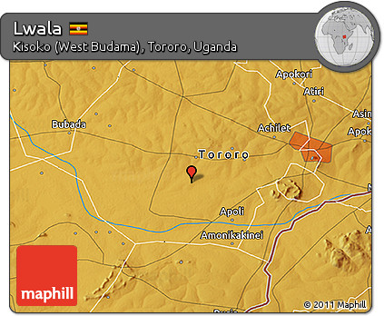 Physical 3D Map of Lwala