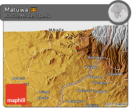 Physical 3D Map of Matuwa