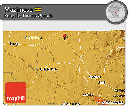 Physical 3D Map of Mazimasa