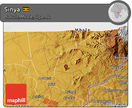 Physical 3D Map of Sinya