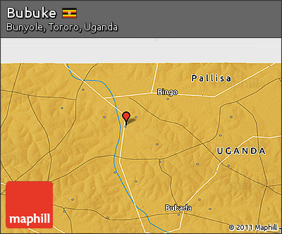 Physical 3D Map of Bubuke
