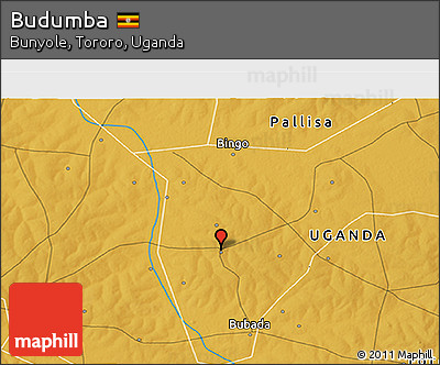 Physical 3D Map of Budumba
