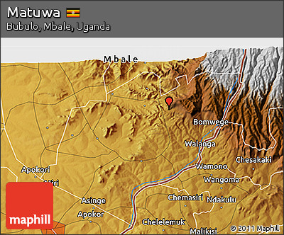 Physical 3D Map of Matuwa