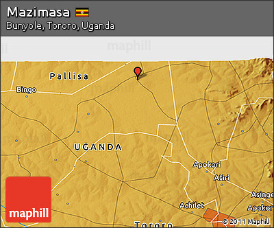 Physical 3D Map of Mazimasa