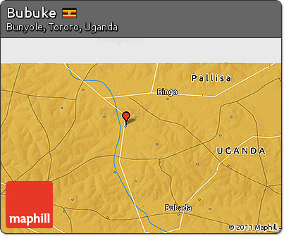 Physical 3D Map of Bubuke