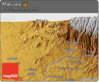Physical 3D Map of Matuwa
