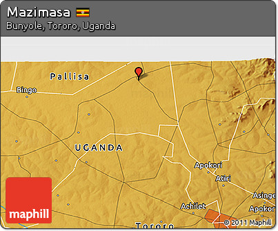 Physical 3D Map of Mazimasa