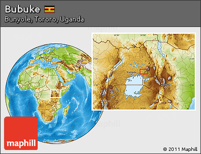 Physical Location Map of Bubuke