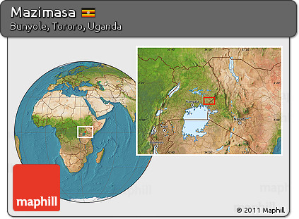 Satellite Location Map of Mazimasa