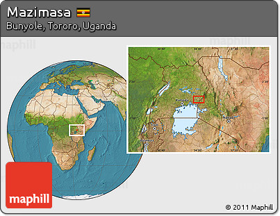 Satellite Location Map of Mazimasa