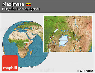 Satellite Location Map of Mazimasa