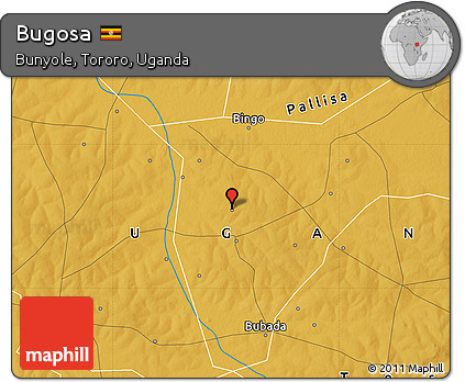 Physical Map of Bugosa