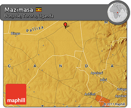 Physical Map of Mazimasa