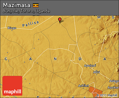 Physical Map of Mazimasa