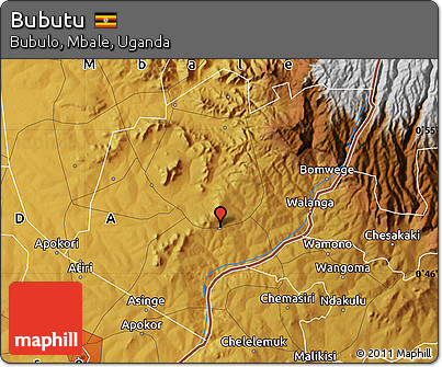 Physical Map of Bubutu