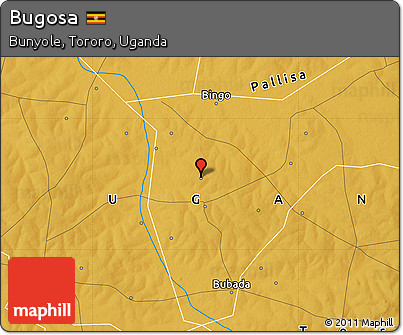 Physical Map of Bugosa