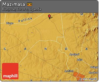 Physical Map of Mazimasa