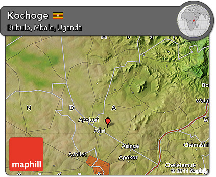 Satellite Map of Kochoge