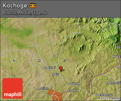 Satellite Map of Kochoge