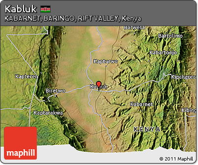 Satellite 3D Map of Kabluk