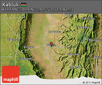 Satellite 3D Map of Kabluk