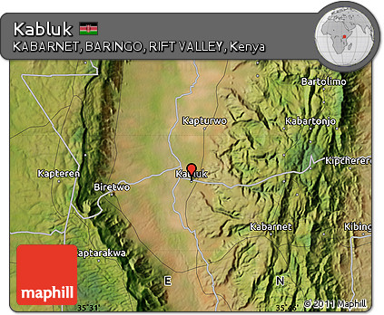 Satellite Map of Kabluk
