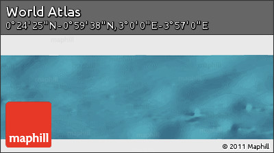 Satellite Panoramic Map of the Area around 0° 42' 2" N, 3° 28' 30" E