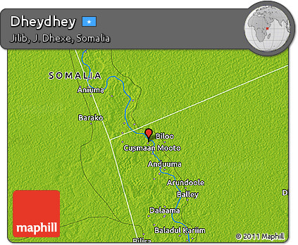 Physical 3D Map of Dheydhey
