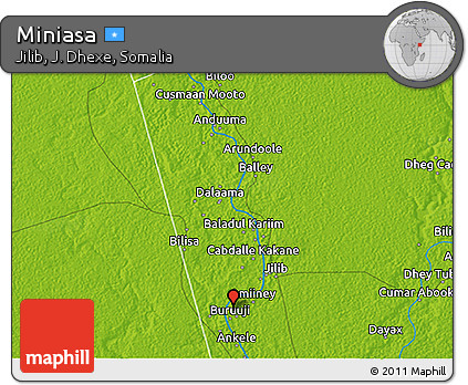 Physical 3D Map of Miniasa
