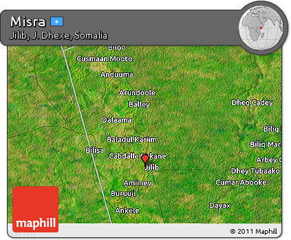 Satellite 3D Map of Misra