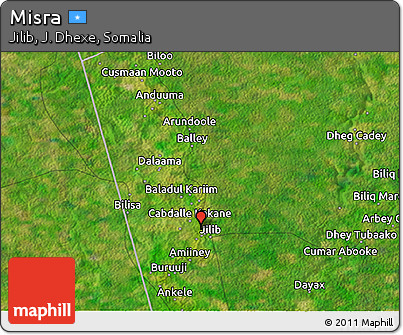 Satellite 3D Map of Misra