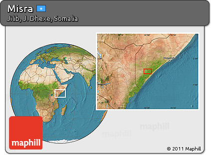 Satellite Location Map of Misra