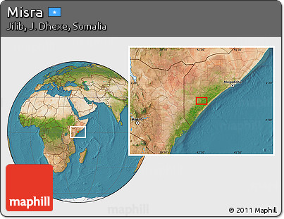 Satellite Location Map of Misra