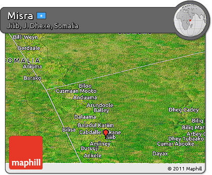 Satellite Panoramic Map of Misra