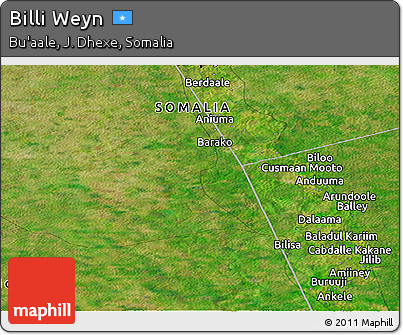 Satellite Panoramic Map of Billi Weyn