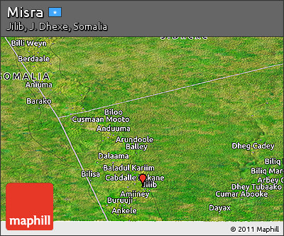 Satellite Panoramic Map of Misra