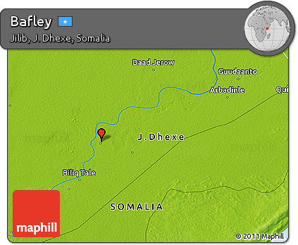 Physical 3D Map of Bafley