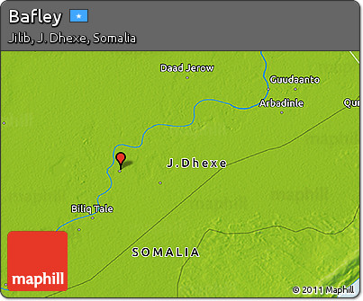 Physical 3D Map of Bafley