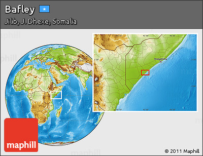 Physical Location Map of Bafley