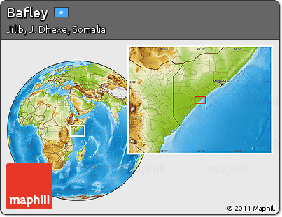Physical Location Map of Bafley