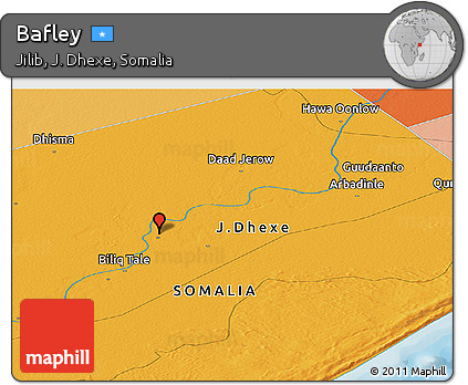 Political Panoramic Map of Bafley
