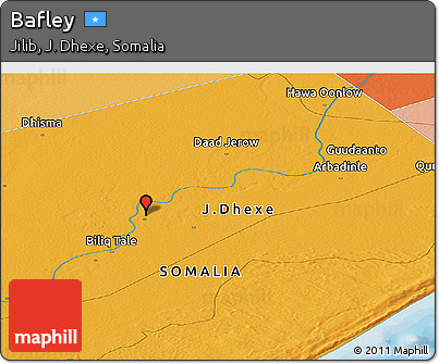 Political Panoramic Map of Bafley