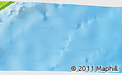 Physical 3D Map of the area around 0° 42' 2" N, 44° 16' 29" E