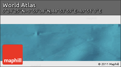 Satellite Panoramic Map of the Area around 0° 42' 2" N, 49° 22' 30" E