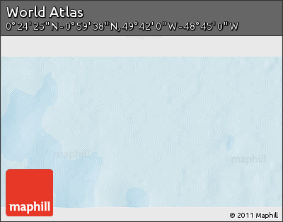 Political 3D Map of the Area around 0° 42' 2" N, 49° 13' 30" W