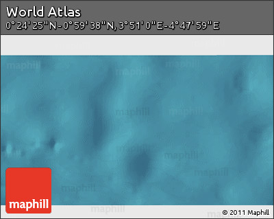Satellite 3D Map of the Area around 0° 42' 2" N, 4° 19' 30" E