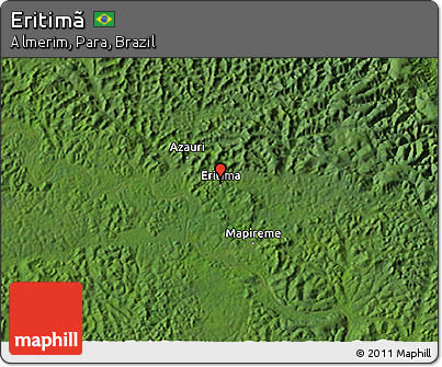 Satellite 3D Map of Eritimã