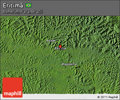 Satellite 3D Map of Eritimã