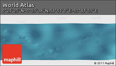 Satellite Panoramic Map of the Area around 0° 42' 2" N, 55° 19' 30" E